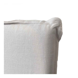 white linen bedhead double - ex floorstock