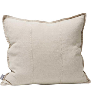 linen cushion large natural