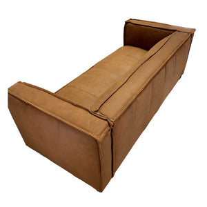 lola sofa tan leather - PREORDER MAR