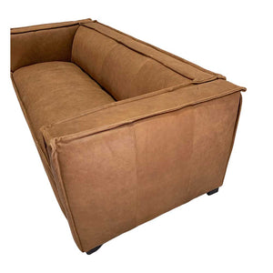 lola sofa tan leather - PREORDER MAR