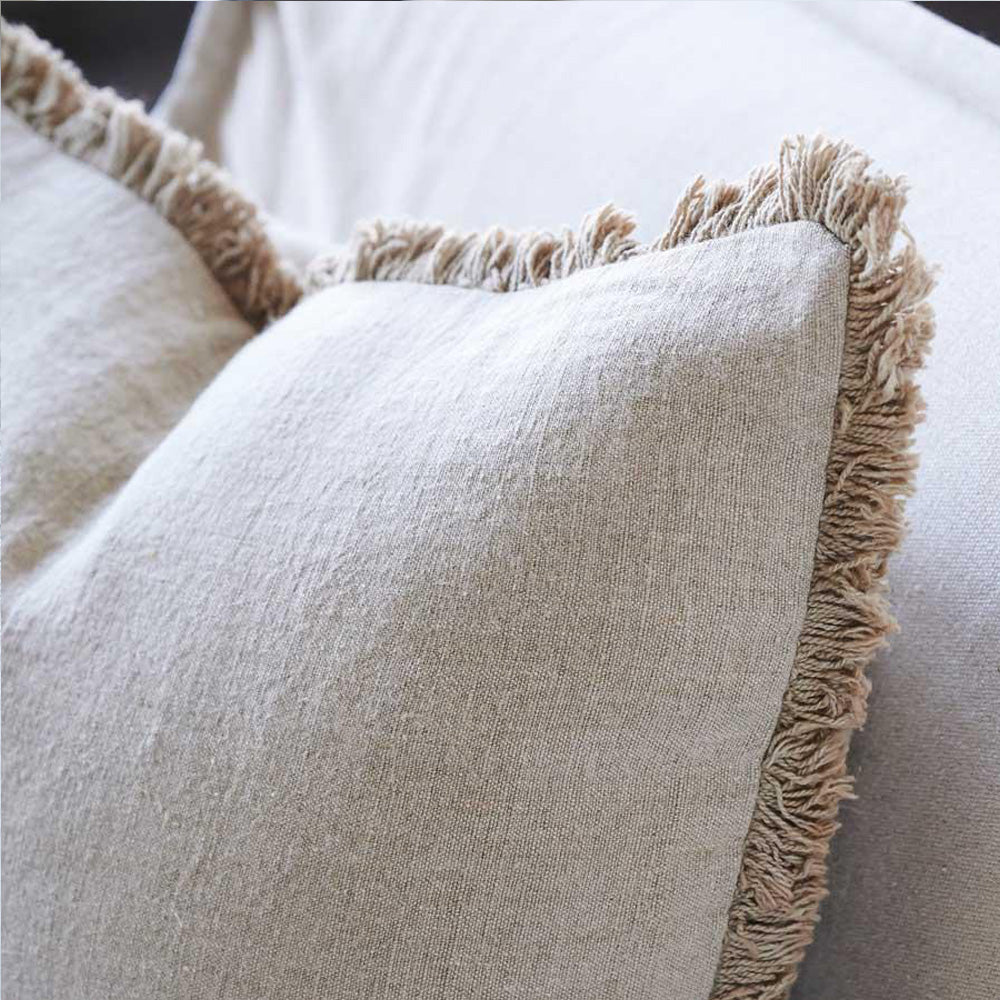 luca cushion rectangle natural