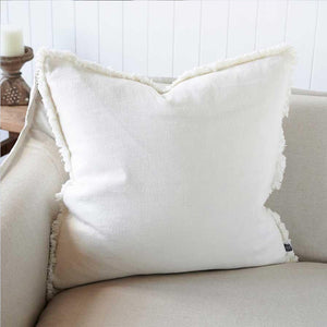 luca cushion large white