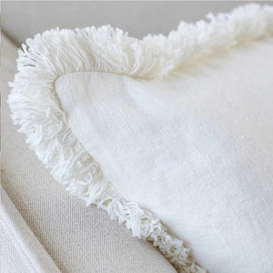luca cushion large white