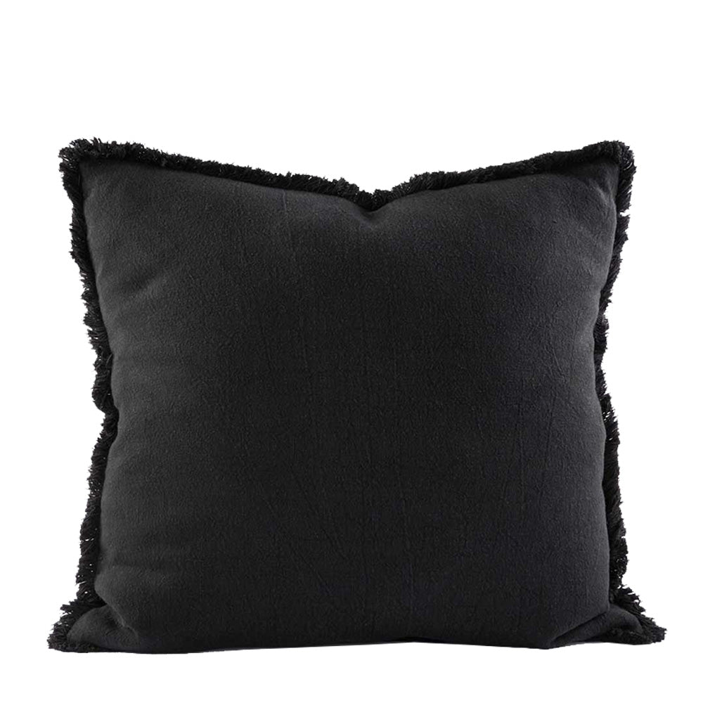 luca cushion large black