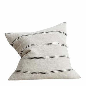 mira linen cushion small natural
