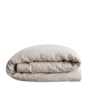 linen duvet cover king natural