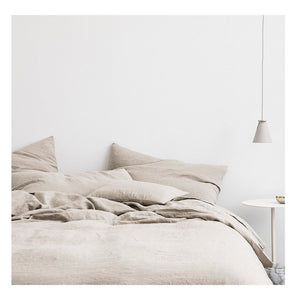 linen duvet cover king natural