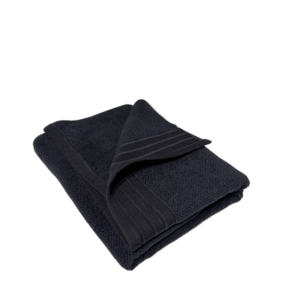 navara bath towel black