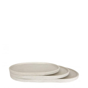 oval tray small chalk