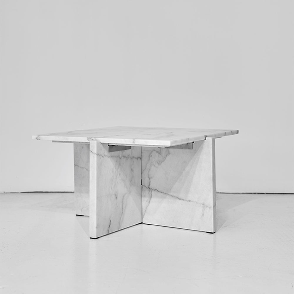 palma side table white