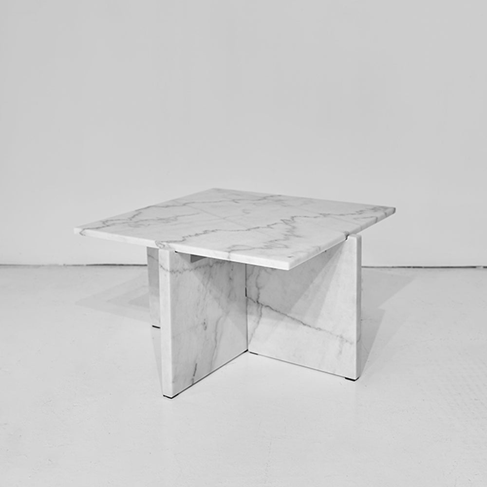 palma side table white