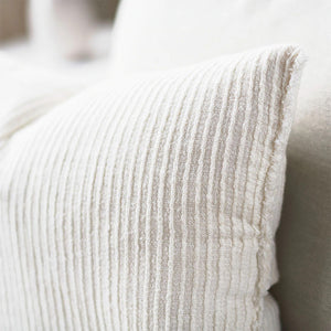 rafflad cushion rectangle ivory
