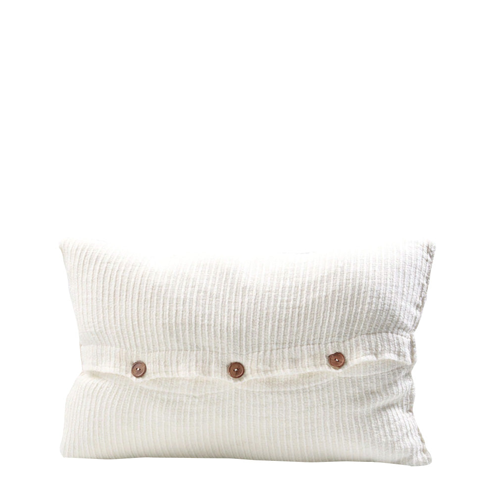 rafflad cushion rectangle ivory