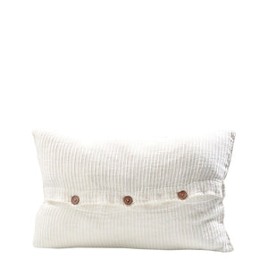 rafflad cushion rectangle ivory