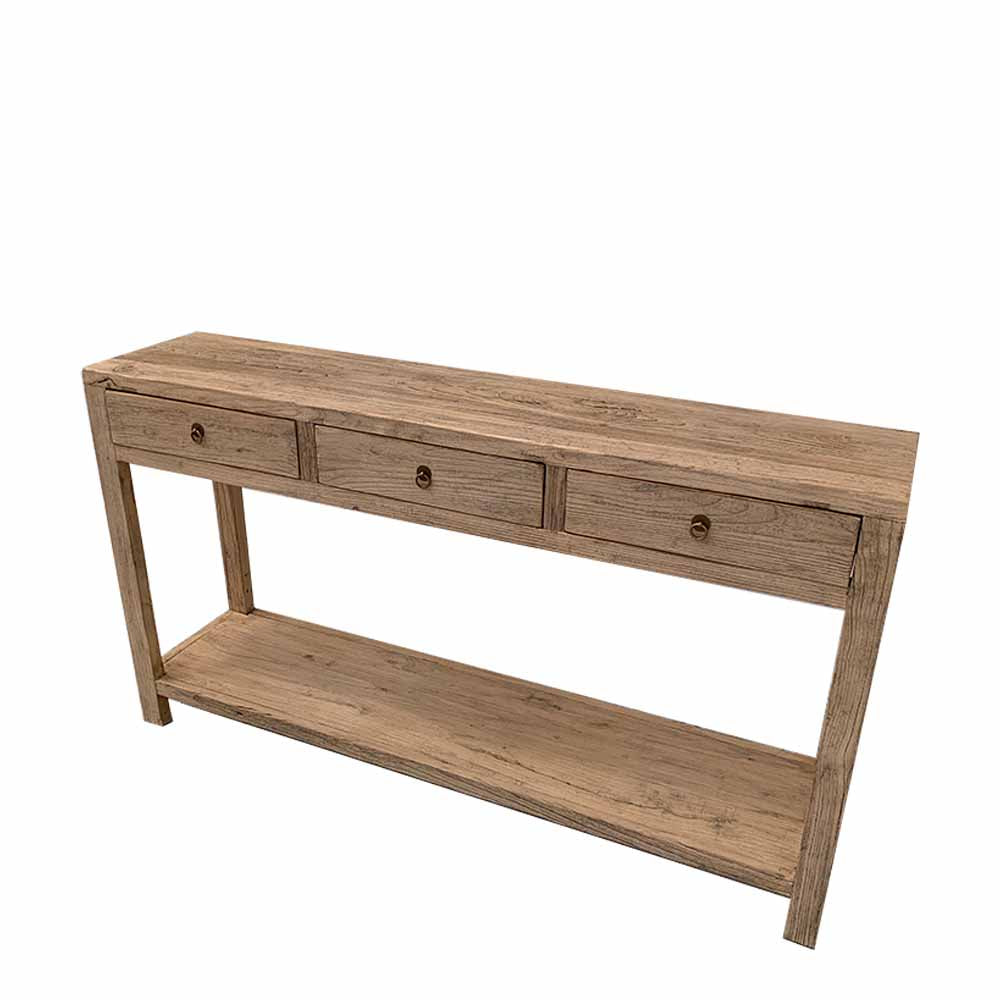 everly recycled elm console