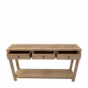 everly recycled elm console