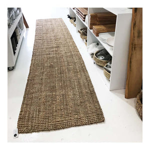 jute hall runner natural 4m