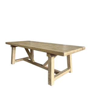 tate elm dining table 2.4m - PREORDER