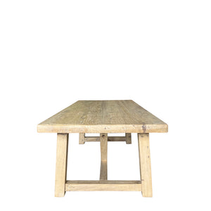 tate elm dining table 2.4m - PREORDER