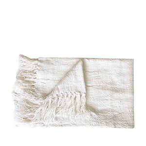 bedouin throw ivory
