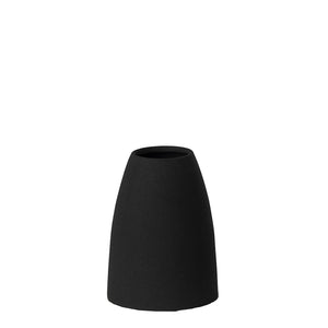 mona black cone vase