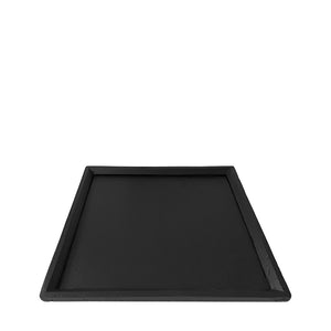 vintage wood tray black