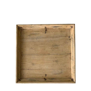 vintage wood tray