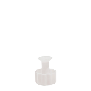 wave candle holder - white