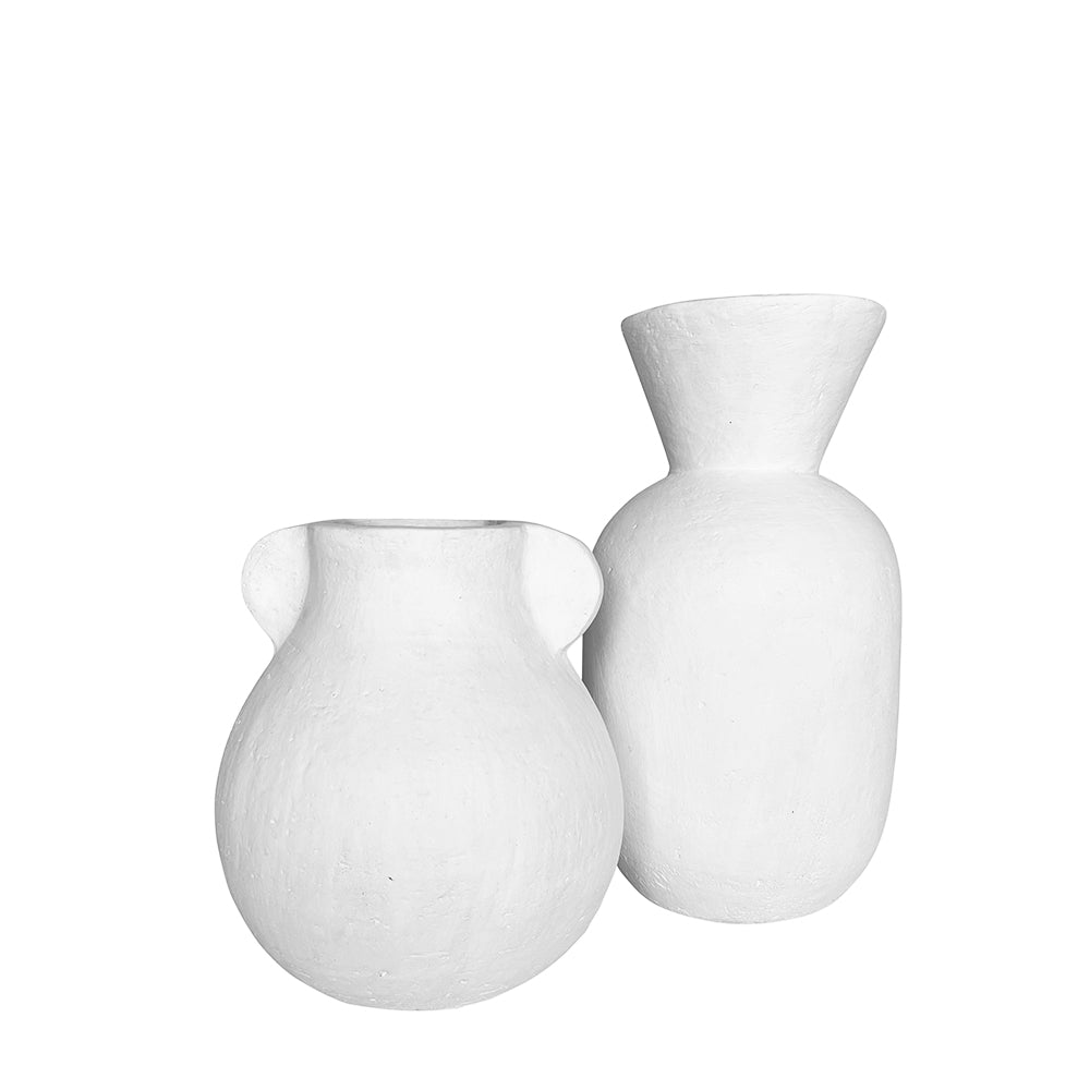 dallas vase white