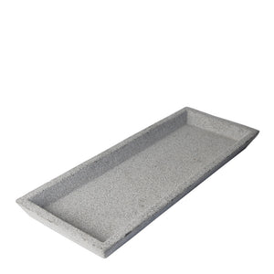 concrete tray rectangle natural